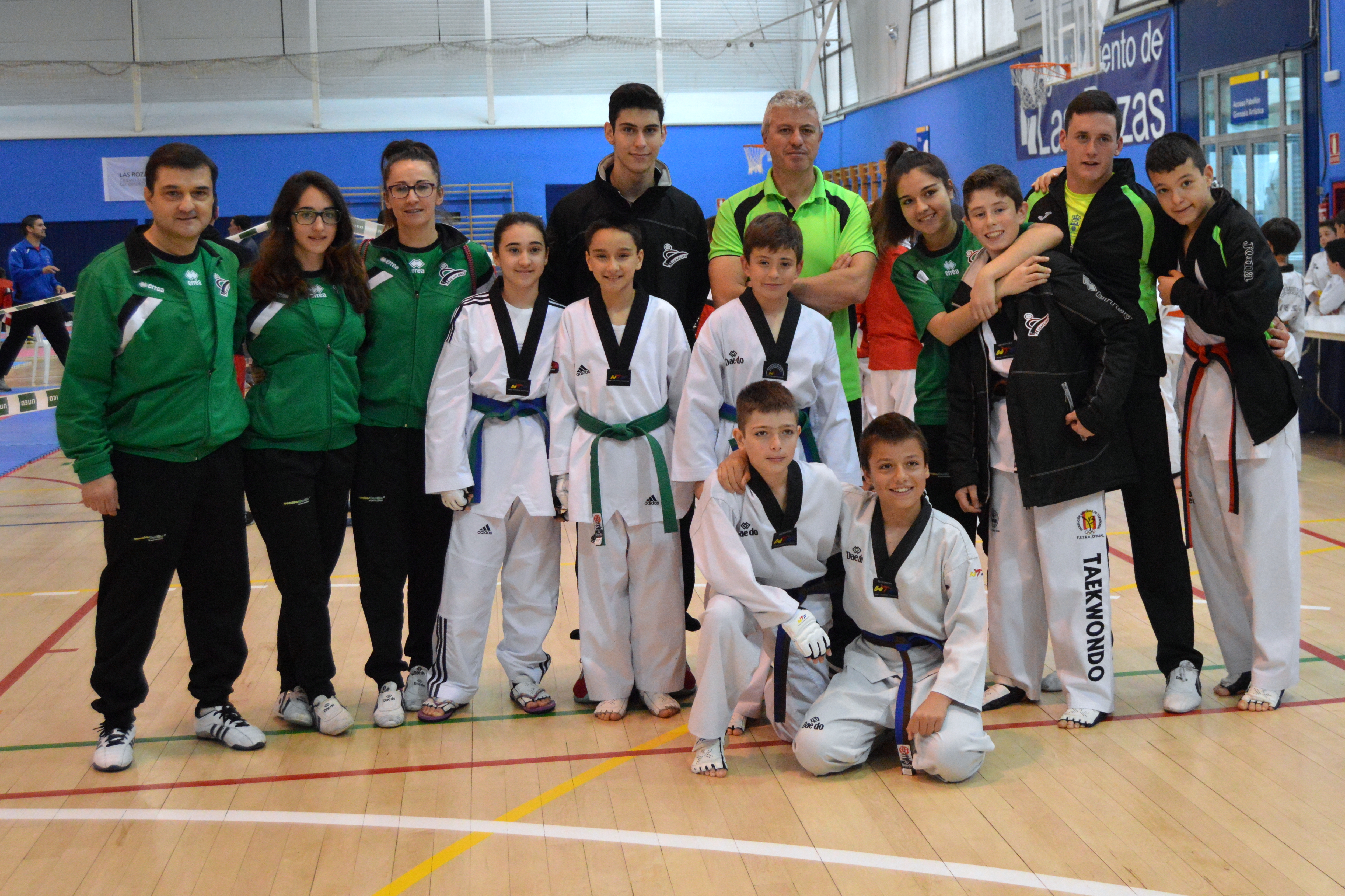 Representación segoviana en el I Trofeo de Taekwondo UNED