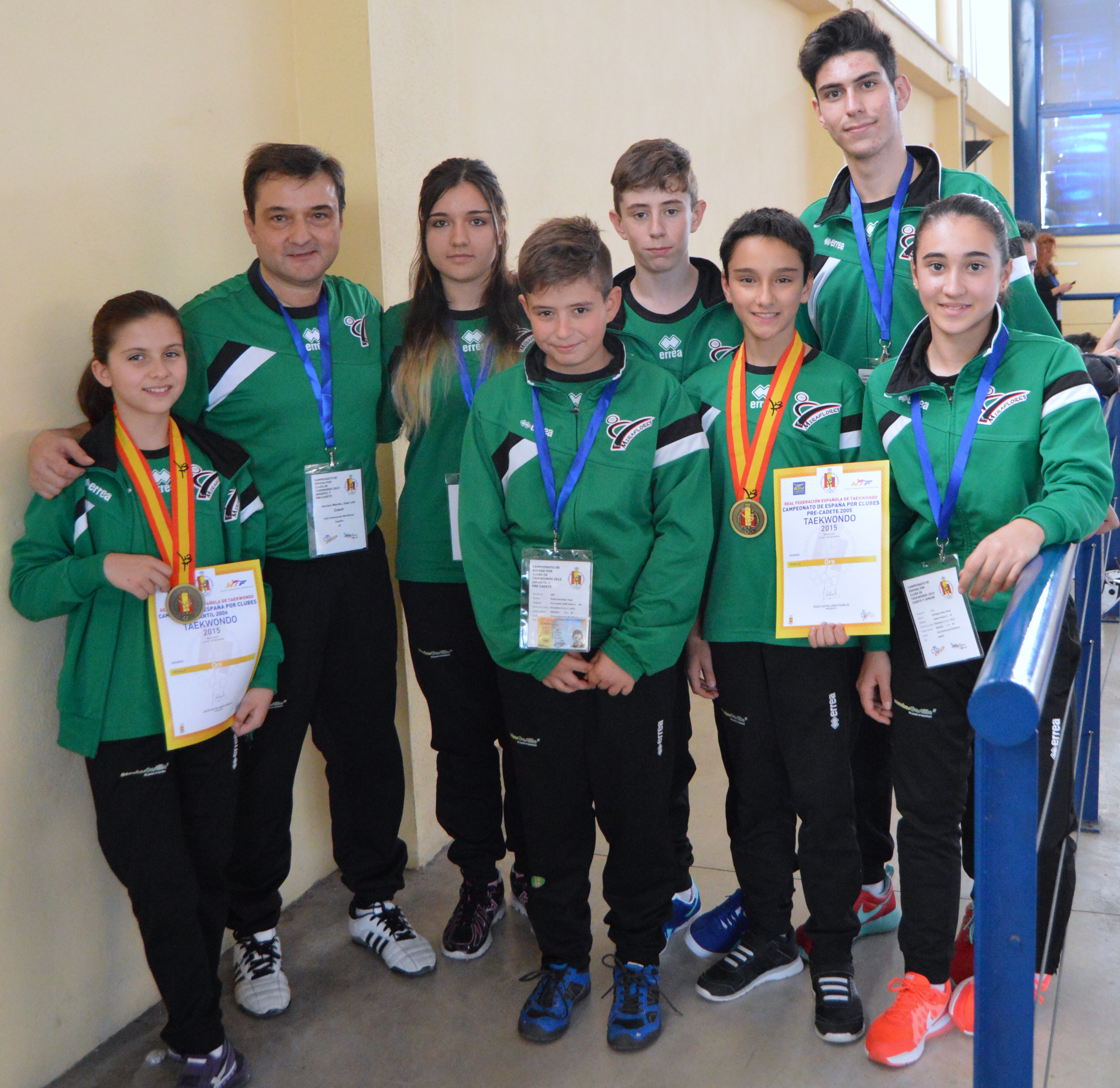 El Taekwondo Miraflores-Bekdoosan consigue dos Oros en el Campeonato de España por Clubes