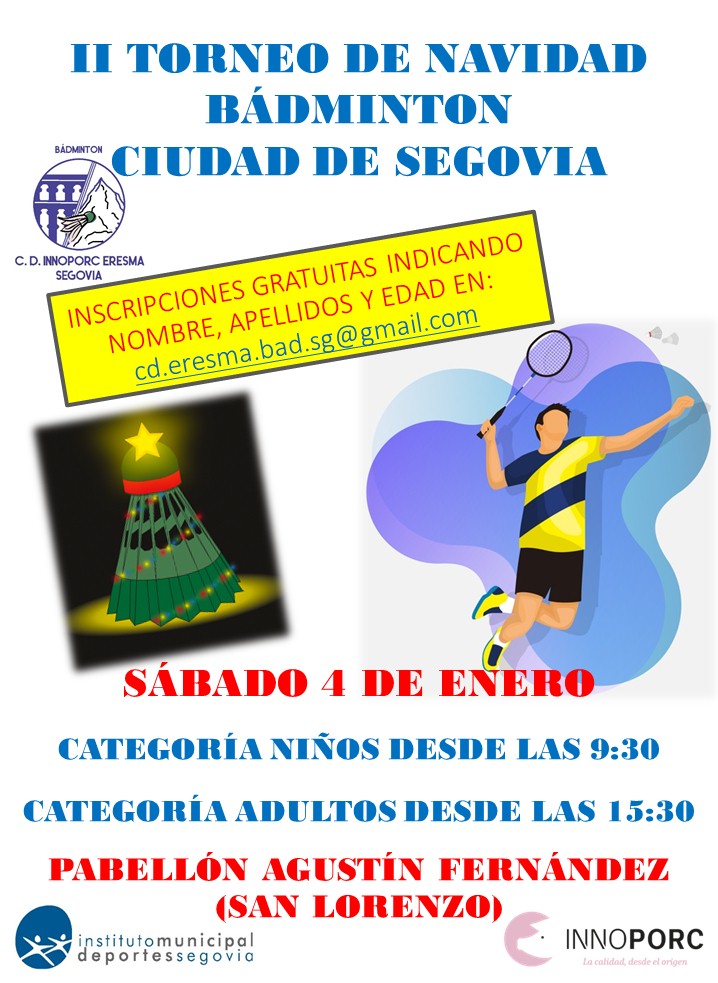 II Torneo Navidad Bádminton “Ciudad de Segovia”