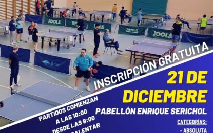 Torneo 2025 – Tenis de Mesa  21 de diciembre de 2025