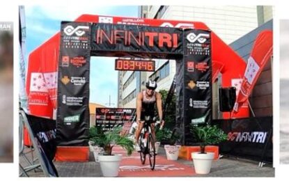 El fondista y triatleta segoviano, Pablo Delgado Merino, se gradúa en la modalidad de Ultraman