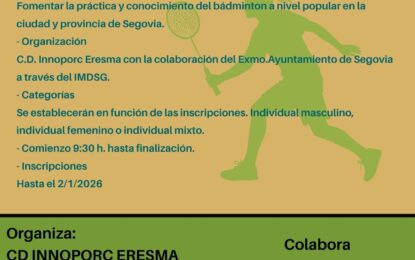 VIII Torneo de Navidad de Bádminton en Segovia