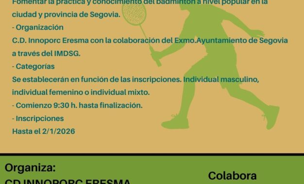 VIII Torneo de Navidad de Bádminton en Segovia