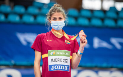 Águeda Muñoz Marqués, Sub-23 del Club de Atletismo F.C. Barcelona, bronce de España absoluto