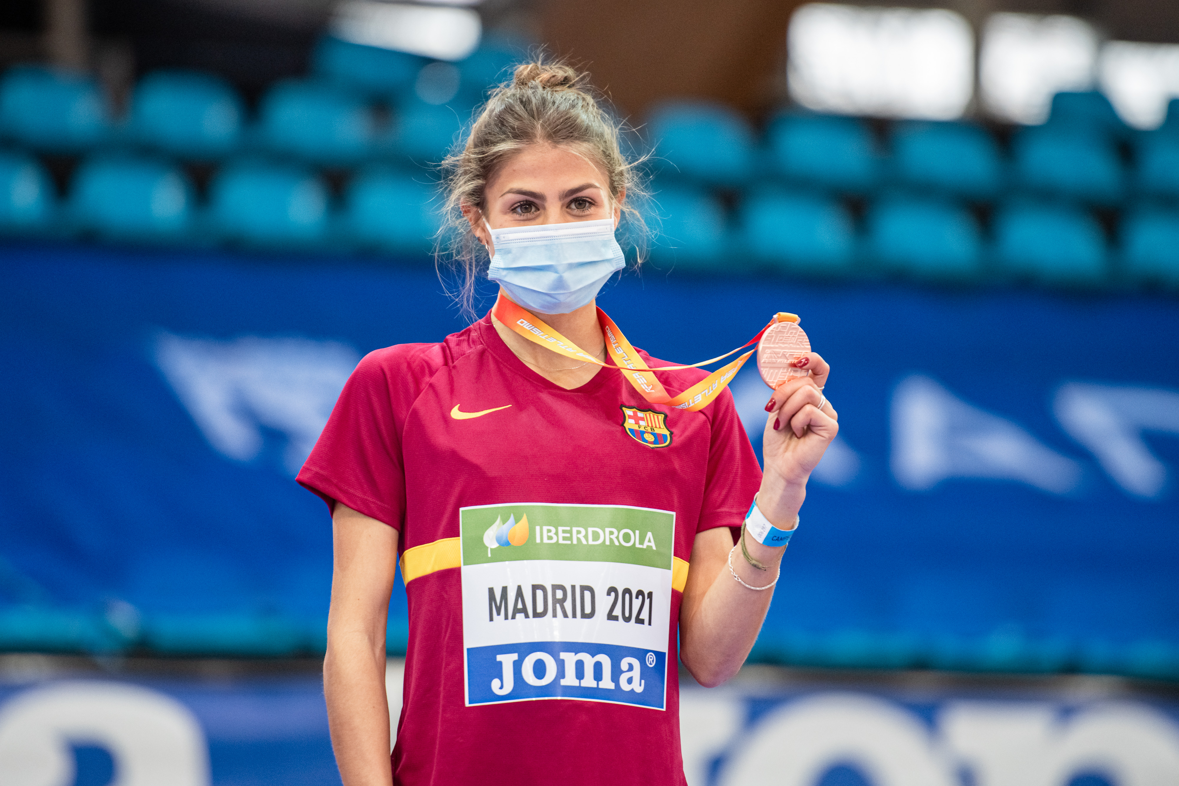 Águeda Muñoz Marqués, Sub-23 del Club de Atletismo F.C. Barcelona, bronce de España absoluto