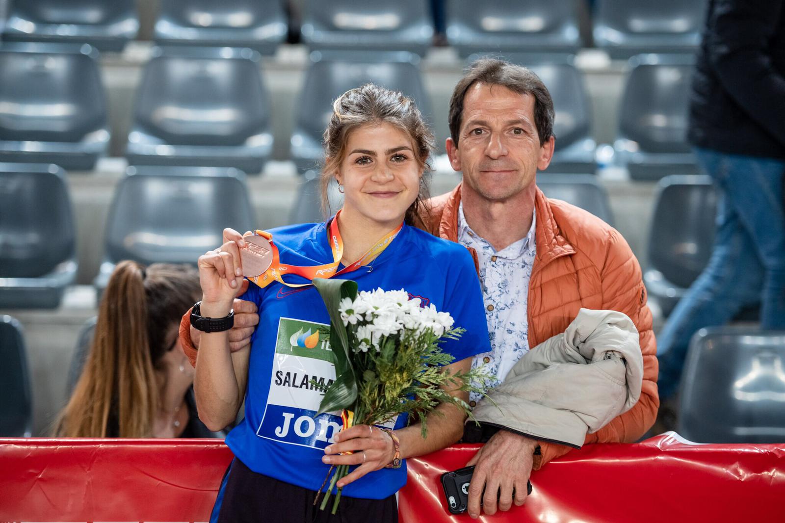 Águeda Muñoz Marqués medalla de bronce en el XXXIV Campeonato de España Sub-23 en Pista cubierta en Salamanca
